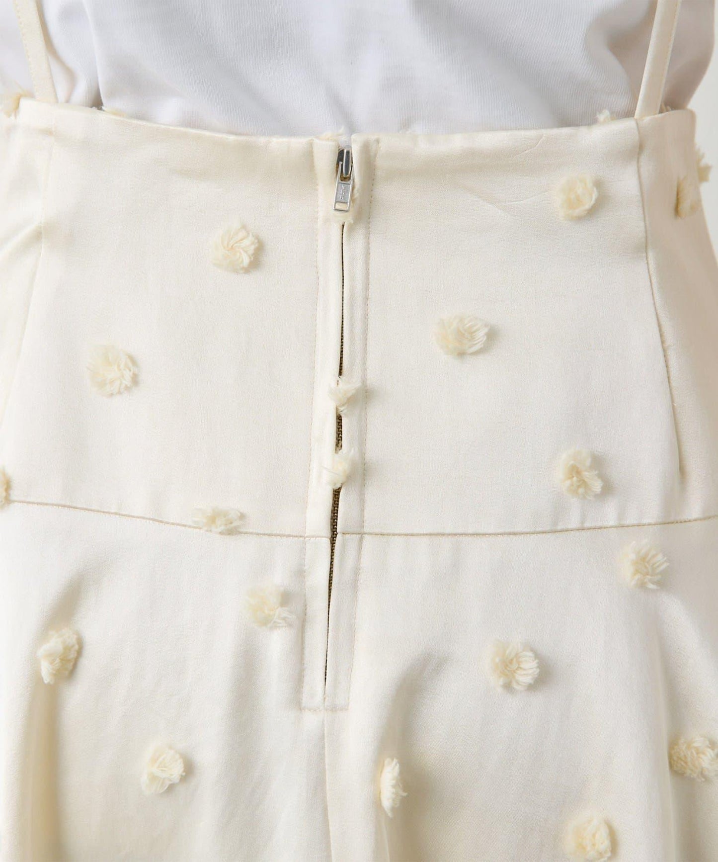 波點提花半身裙