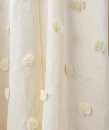 波點提花半身裙