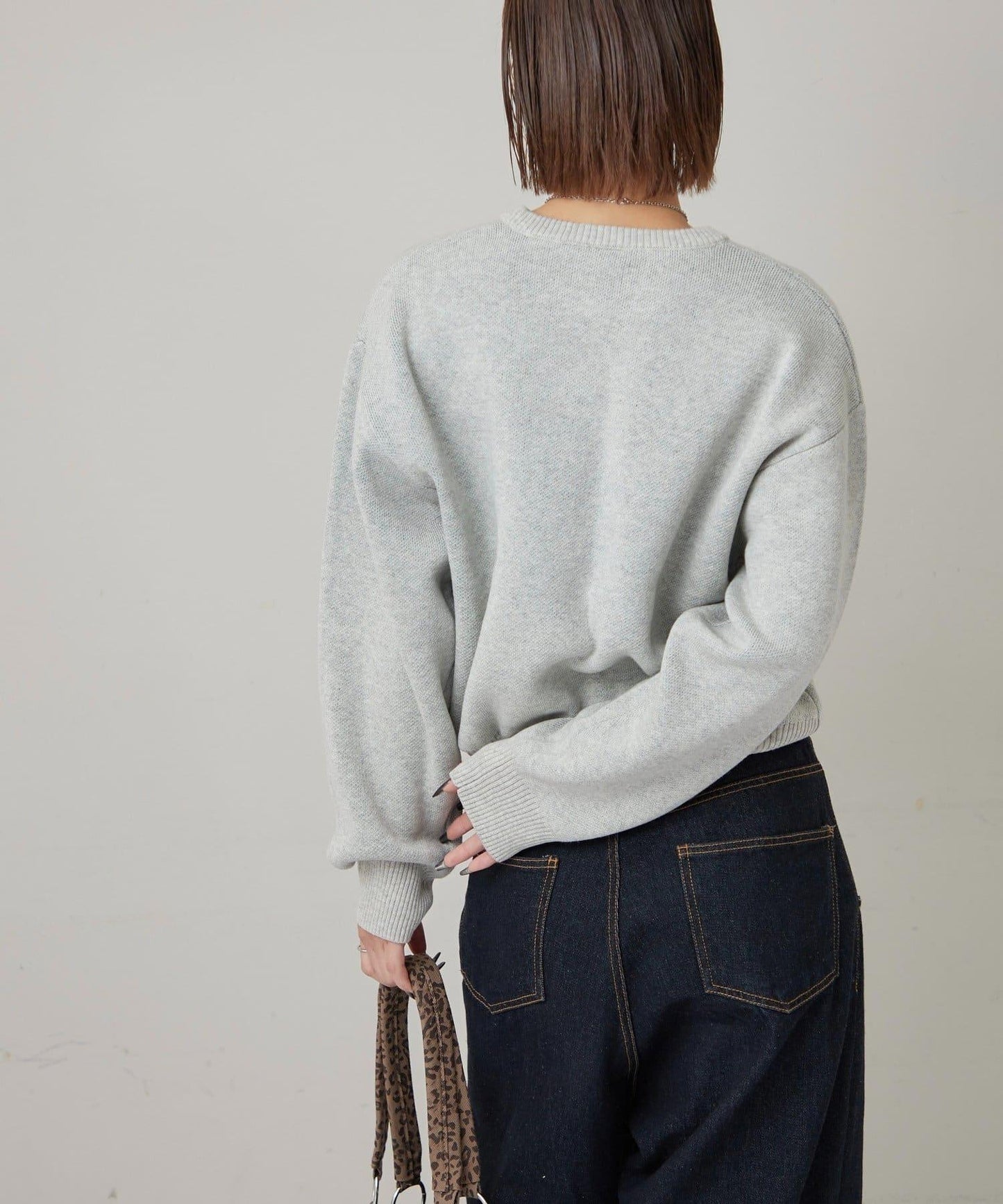 【COOPER】Mg標誌提花針織衫