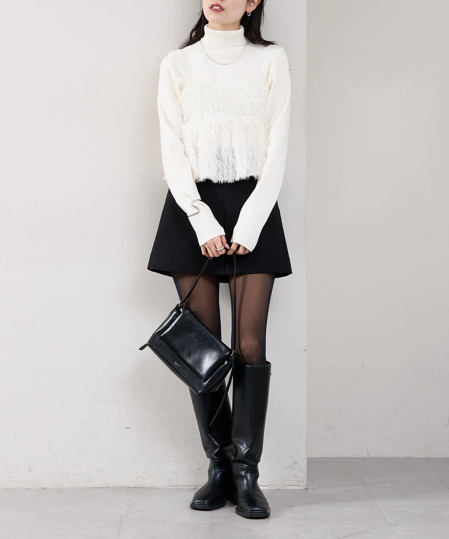 フェザーフリンジ キャミビスチェ