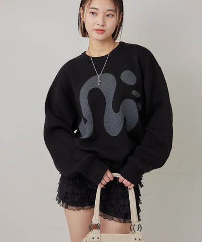 【COOPER】Mg標誌提花針織衫