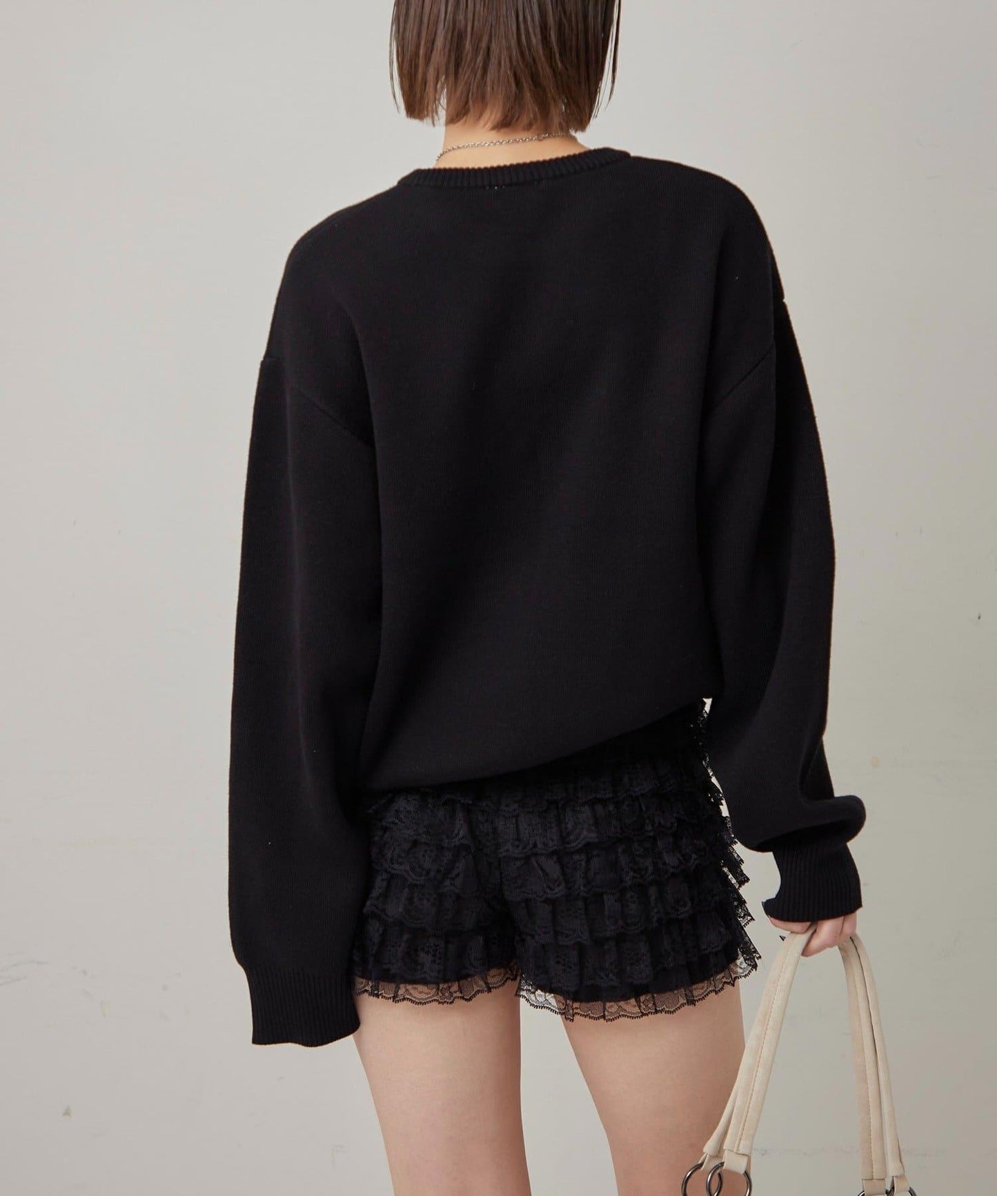 【COOPER】Mg標誌提花針織衫