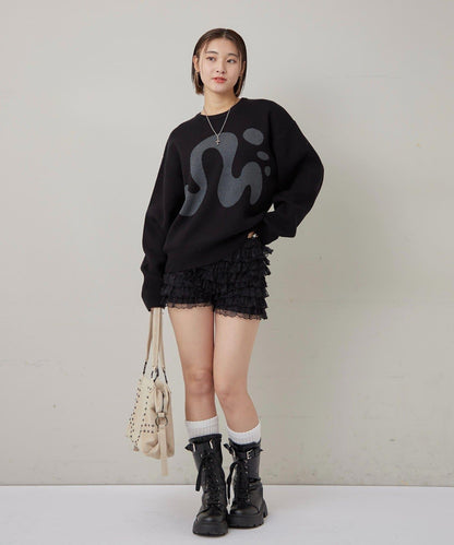 【COOPER】Mg標誌提花針織衫