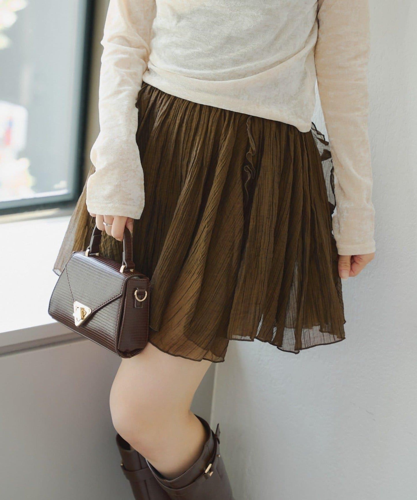 【RMAF】楊柳不規則下襬迷你裙