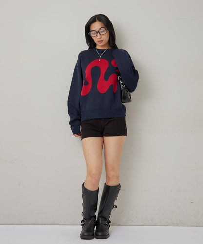 【COOPER】Mg標誌提花針織衫