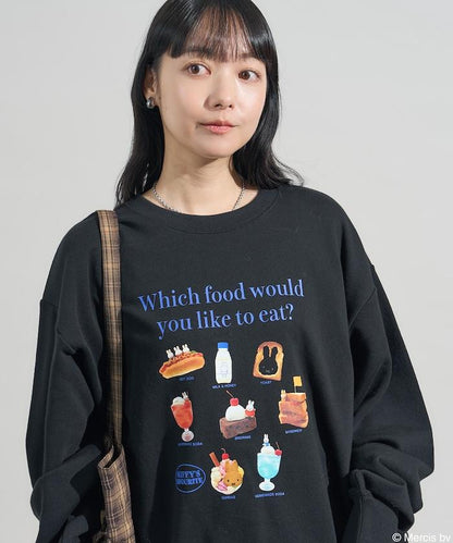 《米菲》連帽印花衛衣