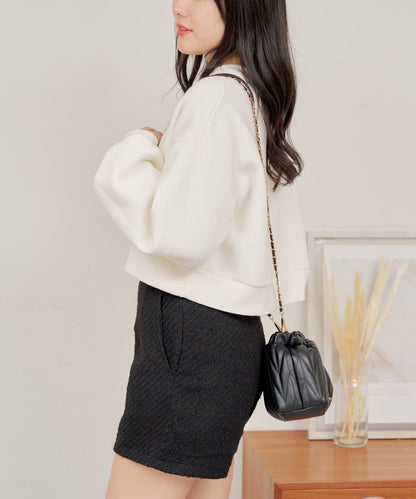 【RMAF】蝴蝶結印花短款衛衣