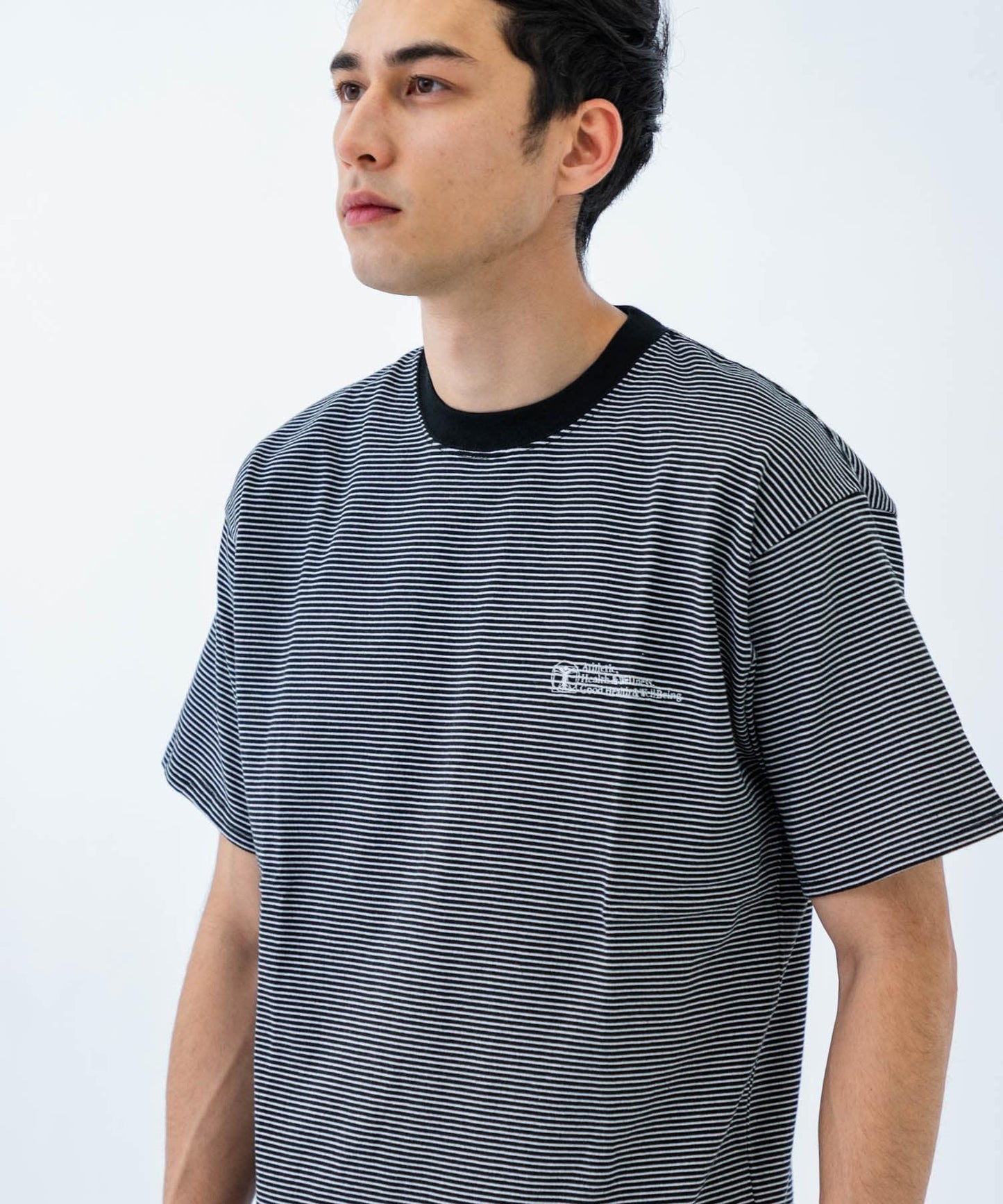 RUSSELL ATHLETIC×UR 條紋短袖T恤