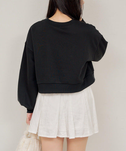 【RMAF】蝴蝶結印花短款衛衣