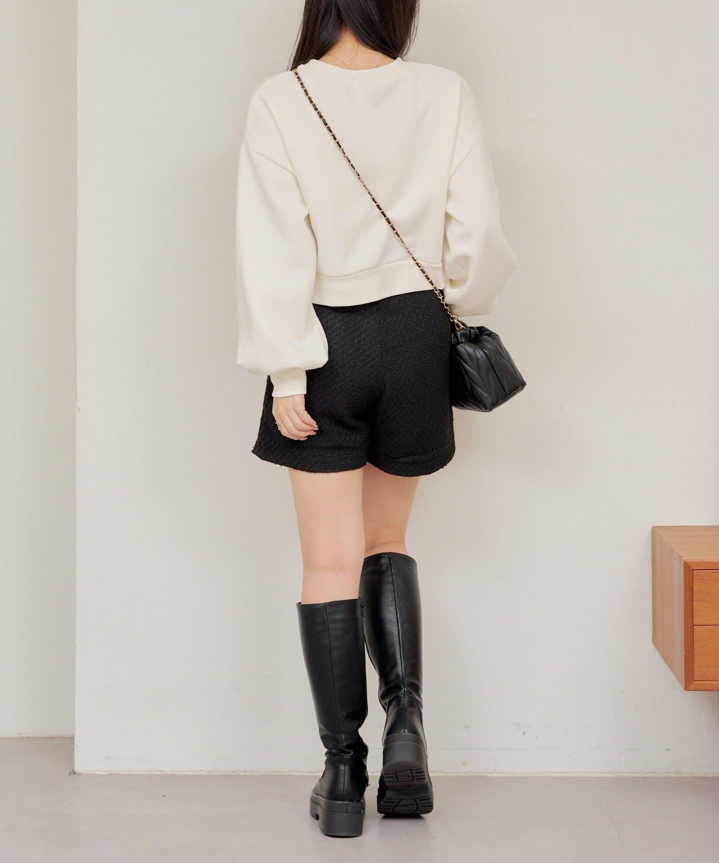 【RMAF】蝴蝶結印花短款衛衣