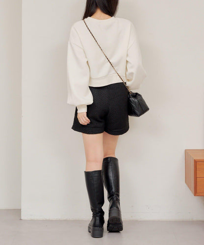 【RMAF】蝴蝶結印花短款衛衣