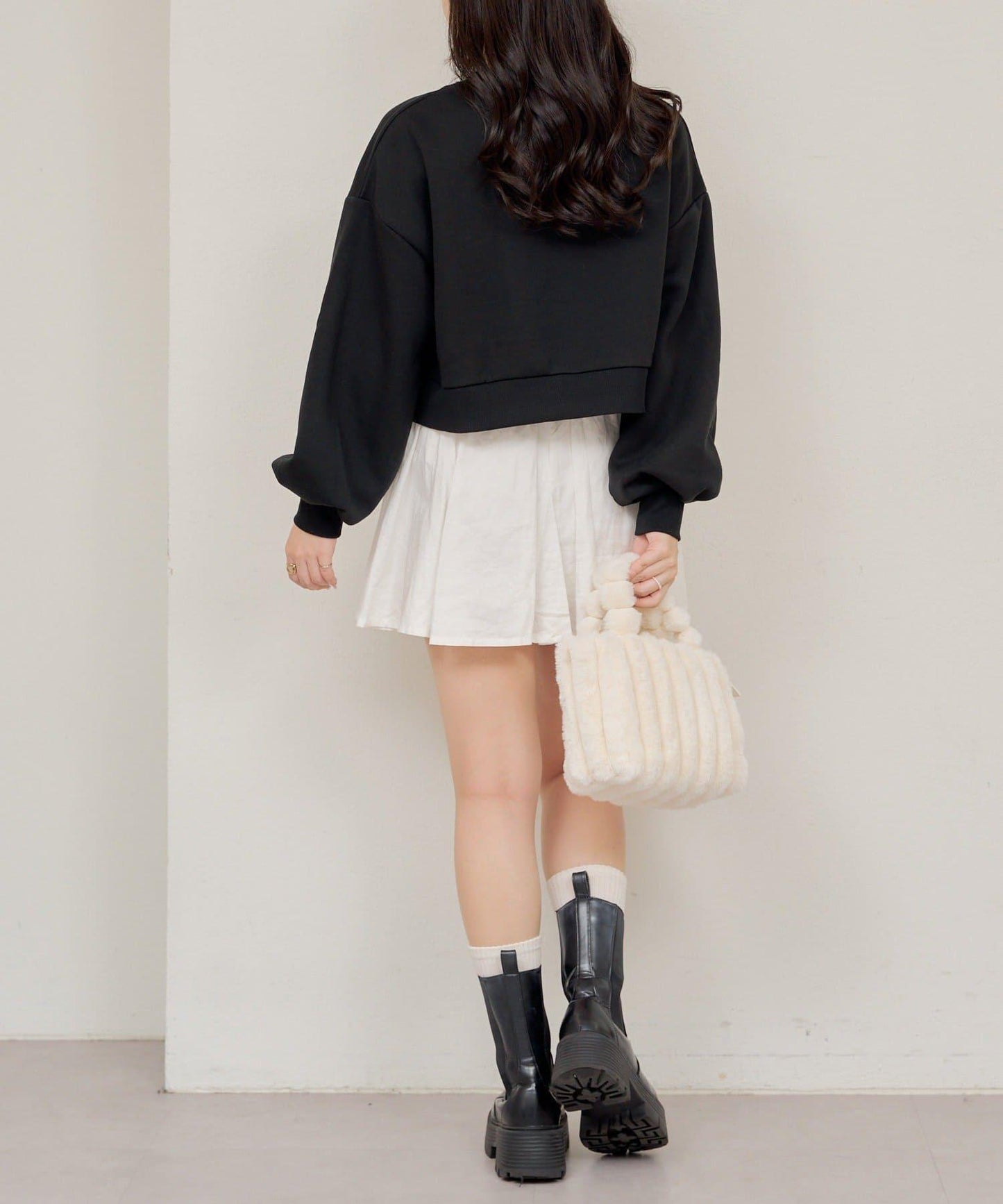 【RMAF】蝴蝶結印花短款衛衣