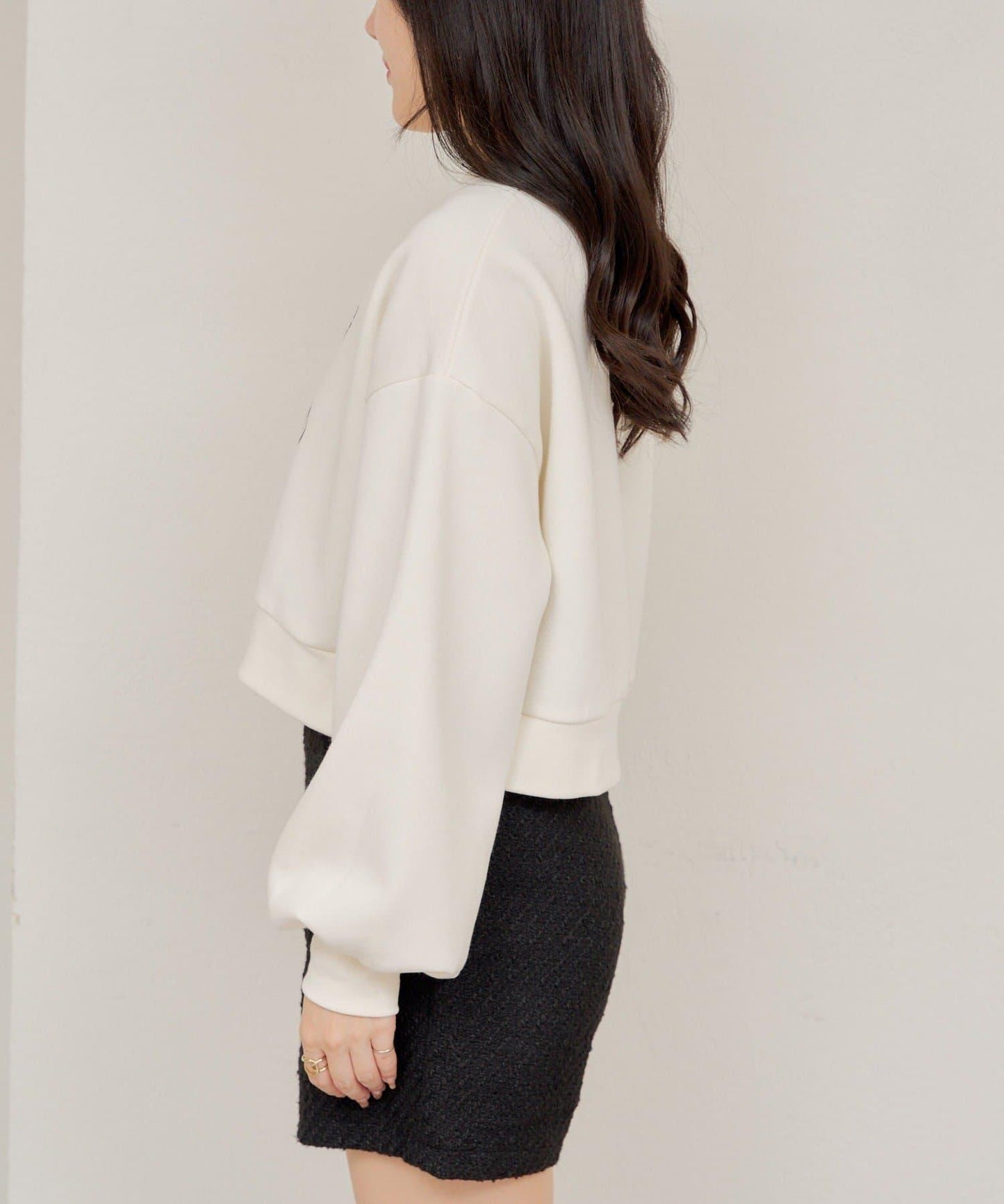 【RMAF】蝴蝶結印花短款衛衣