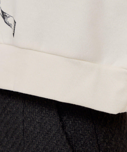 【RMAF】蝴蝶結印花短款衛衣