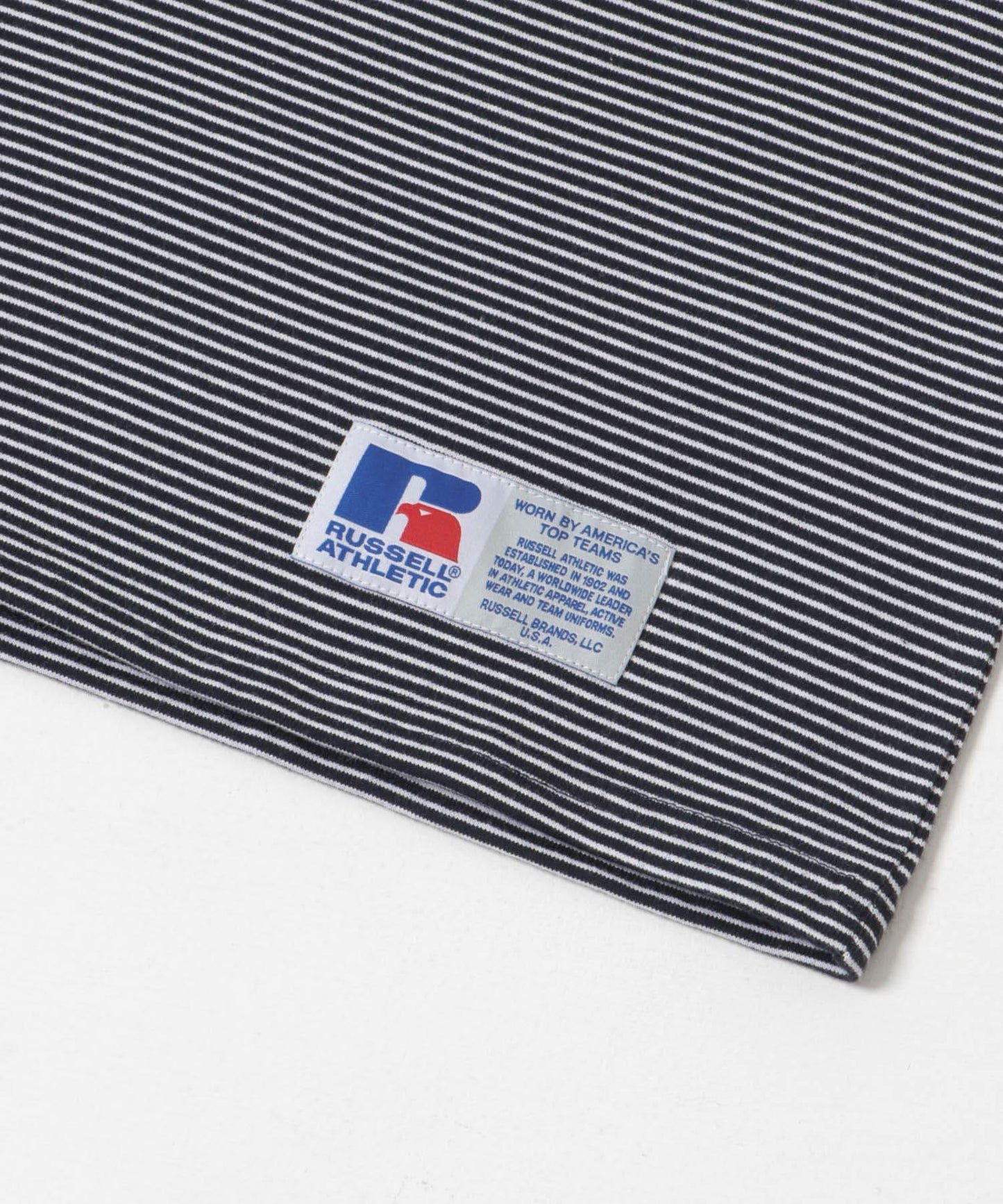 RUSSELL ATHLETIC×UR 條紋短袖T恤