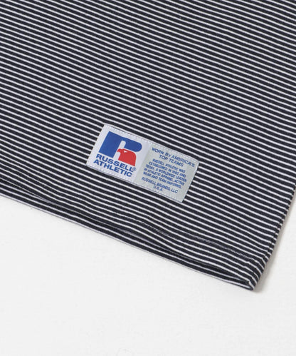 RUSSELL ATHLETIC×UR 條紋短袖T恤