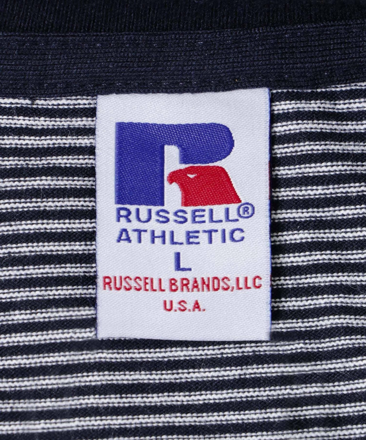 RUSSELL ATHLETIC×UR 條紋短袖T恤