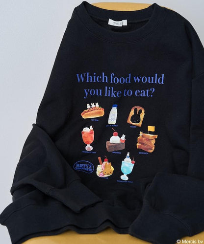 《米菲》連帽印花衛衣