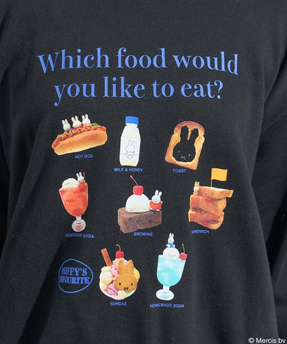 《米菲》連帽印花衛衣