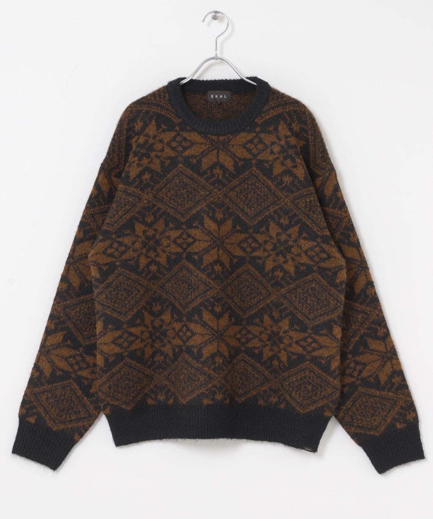 北歐風針織套頭衫