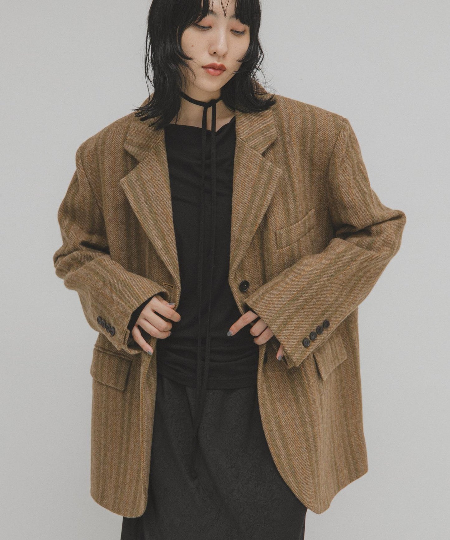 羊毛混紡西裝外套