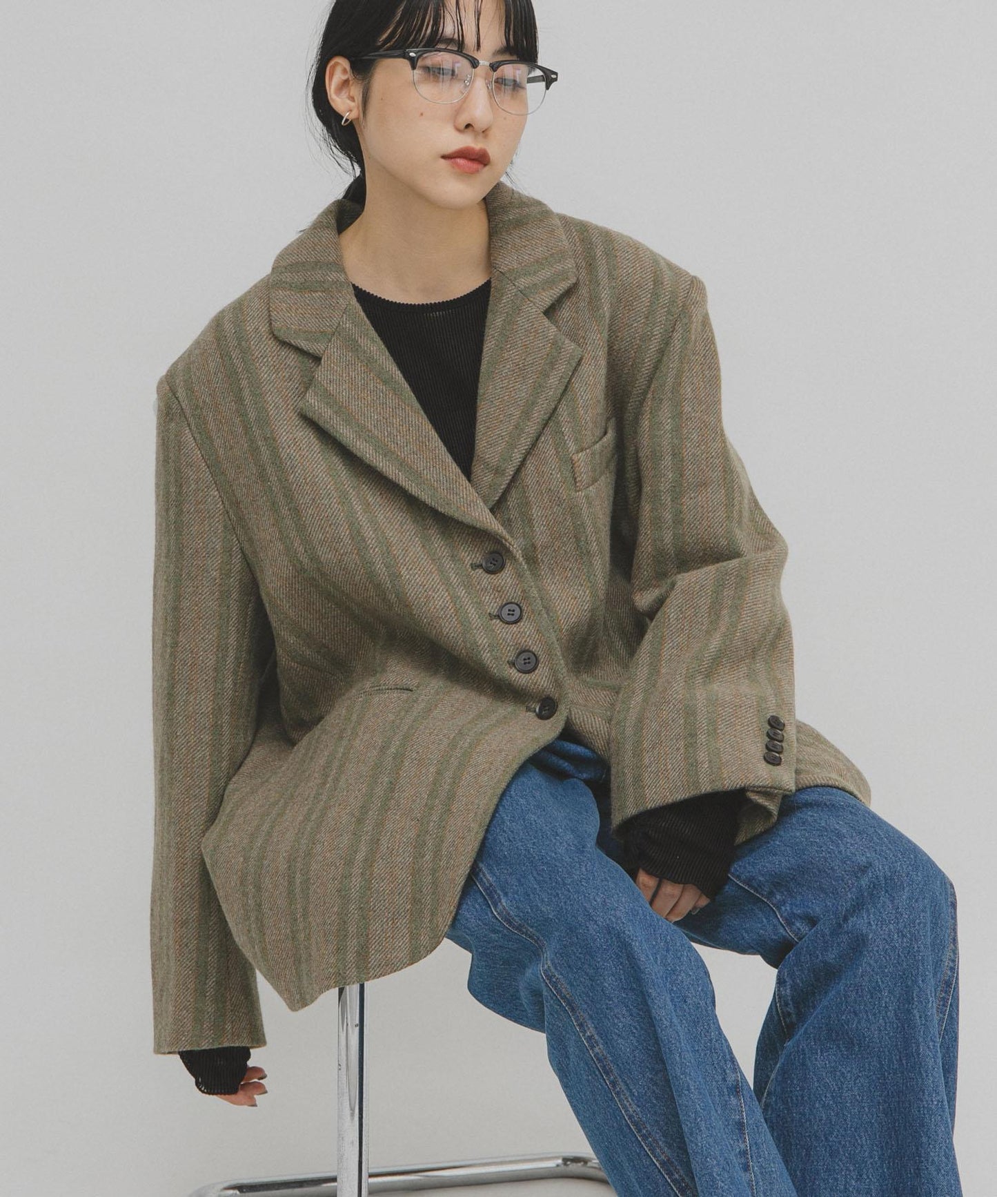 羊毛混紡西裝外套