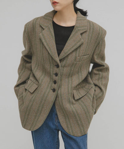 羊毛混紡西裝外套