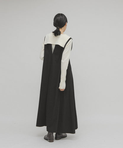 水手領羅紋針織上衣