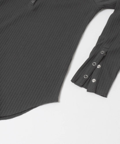 水手領羅紋針織上衣