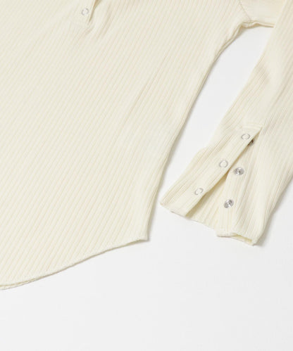 水手領羅紋針織上衣