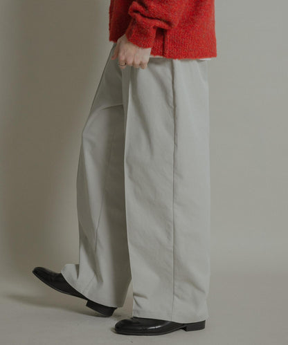壓褶寬鬆西裝褲