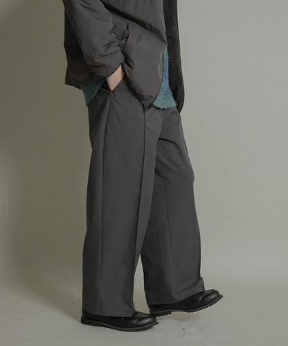 壓褶寬鬆西裝褲