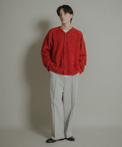 壓褶寬鬆西裝褲