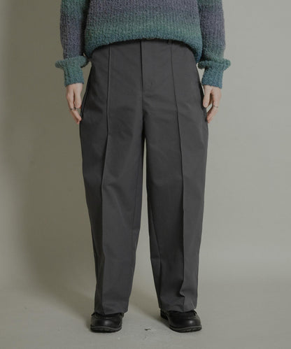 壓褶寬鬆西裝褲