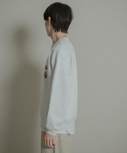 狗狗圖案圓領衛衣