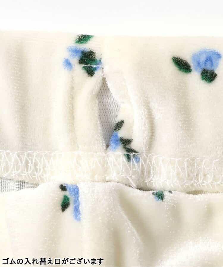 天鵝絨荷葉邊打底褲 10分長度