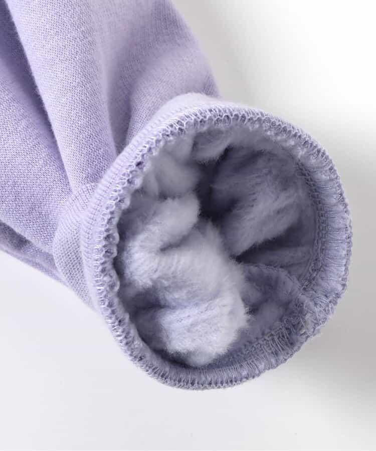 內襯絨毛荷葉邊連衣裙