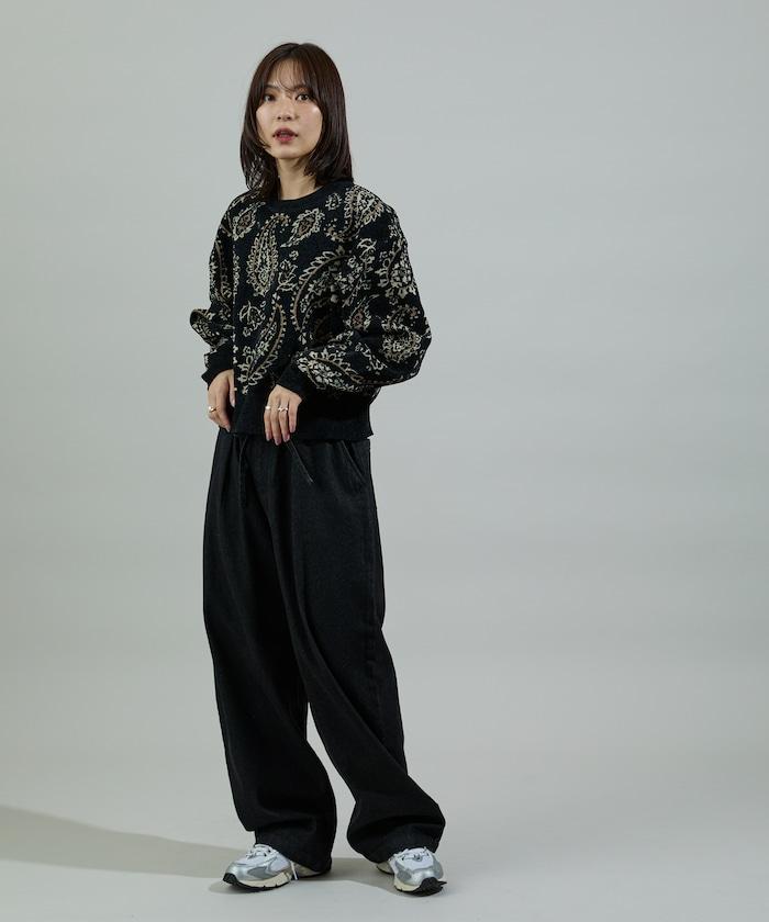 保暖繫帶休閒褲