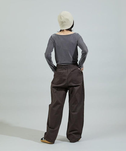 保暖繫帶休閒褲