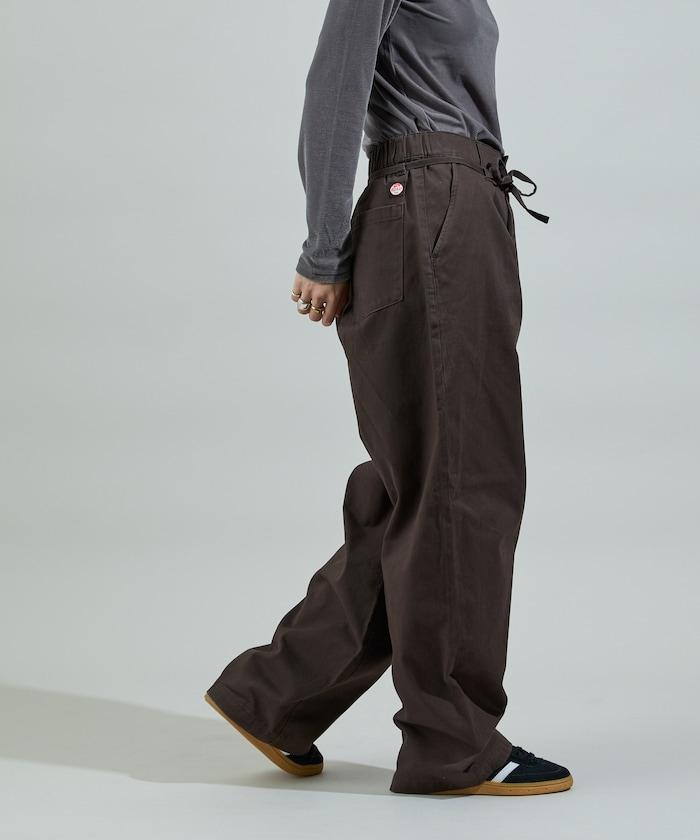 保暖繫帶休閒褲