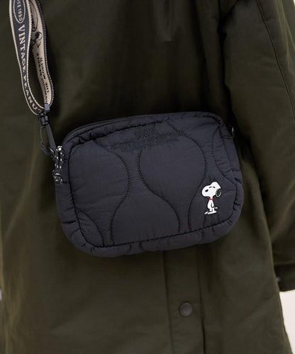 [《PEANUTS》] 絎縫小號單肩包