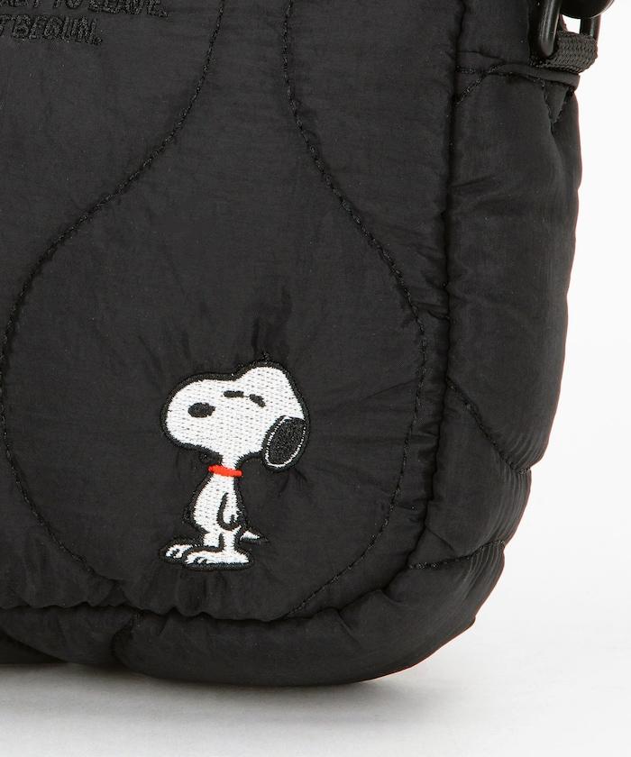 [《PEANUTS》] 絎縫小號單肩包