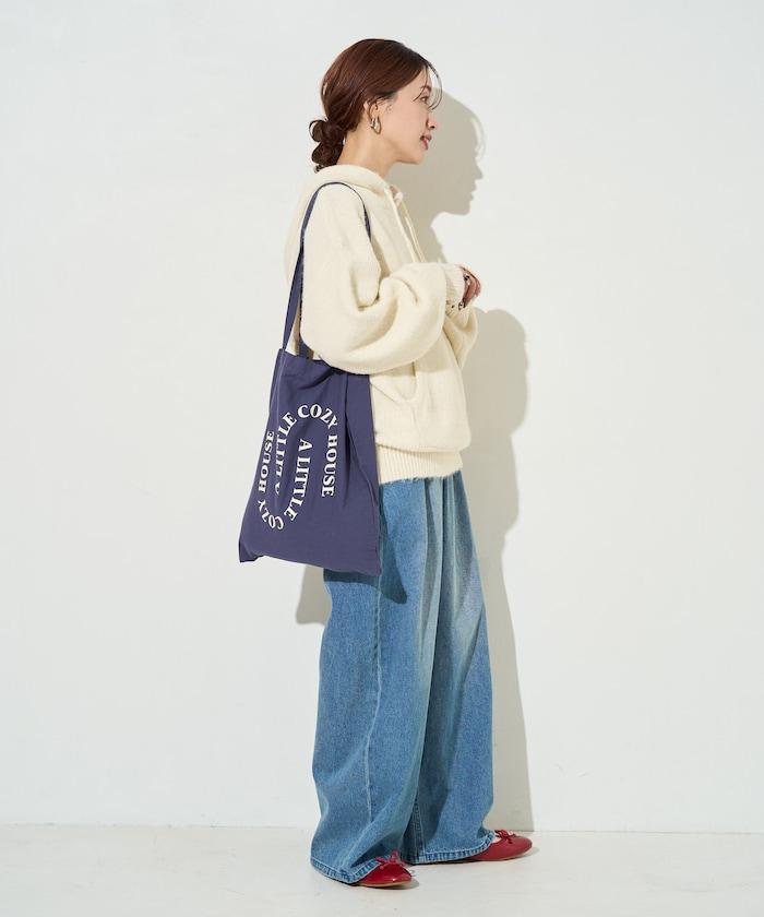 寬鬆針織連帽套頭衫