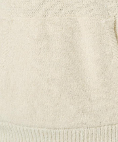 寬鬆針織連帽套頭衫