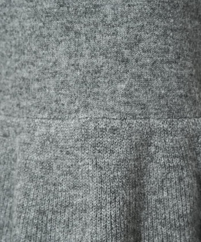 蓬鬆荷葉邊針織套頭衫