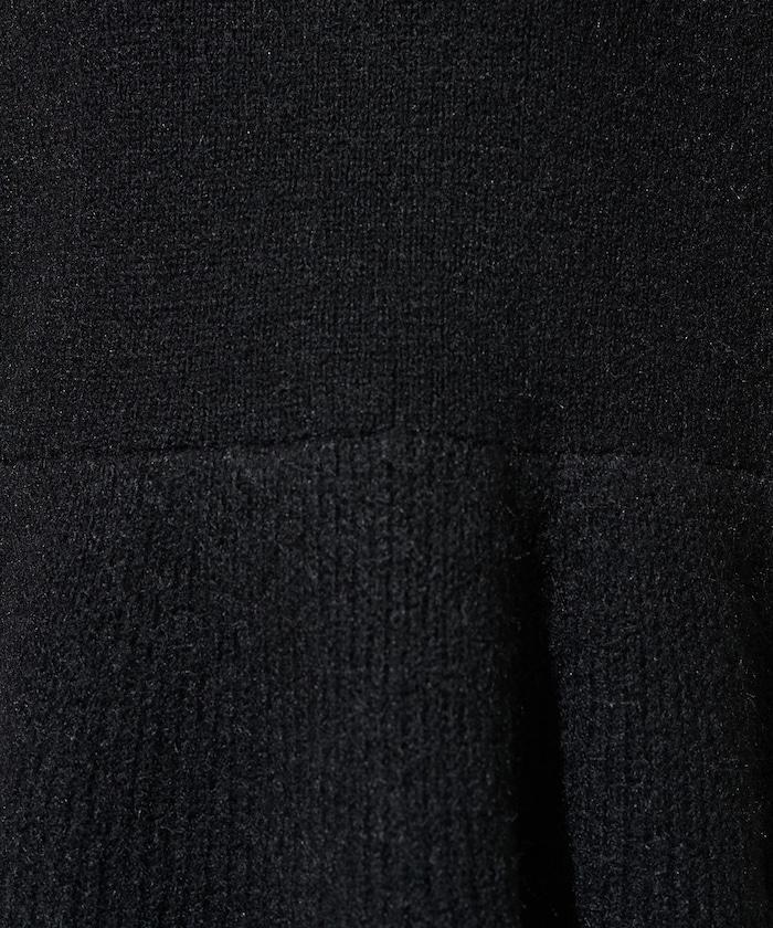 蓬鬆荷葉邊針織套頭衫