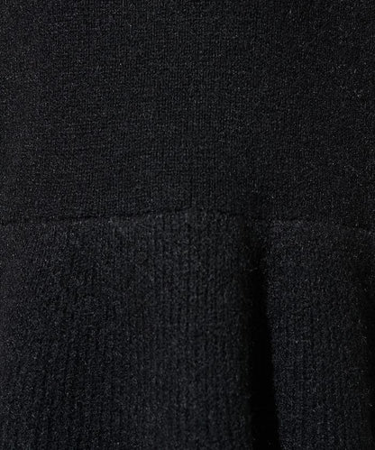 蓬鬆荷葉邊針織套頭衫