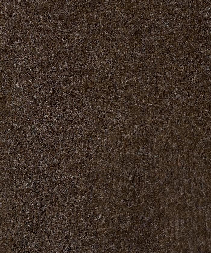 蓬鬆荷葉邊針織套頭衫