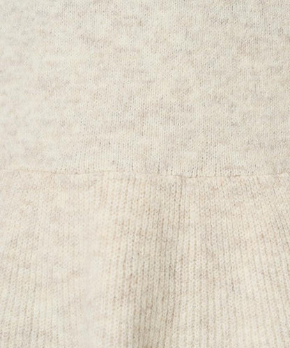 蓬鬆荷葉邊針織套頭衫