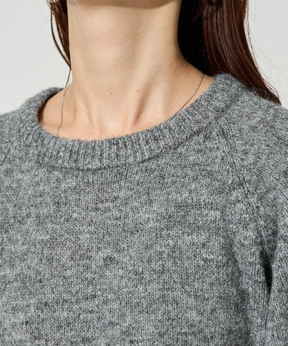 蓬鬆荷葉邊針織套頭衫